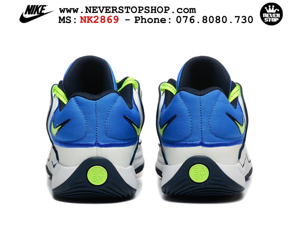 Giày bóng rổ cổ thấp Nike KD 18 Trắng Xanh Dương mẫu mới best batch replica 1:1 like authentic chính hãng real giá rẻ tốt HCM