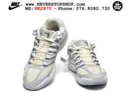 Giày bóng rổ cổ thấp Nike KD 18 Xám Trắng mẫu mới best batch replica 1:1 like authentic chính hãng real giá rẻ tốt HCM