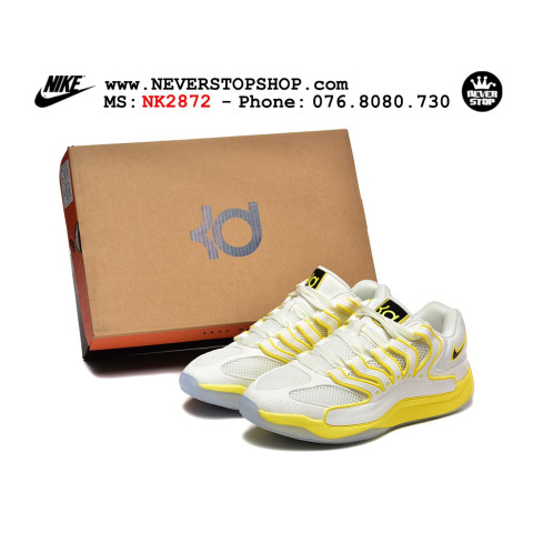 Nike KD 18 White Yellow