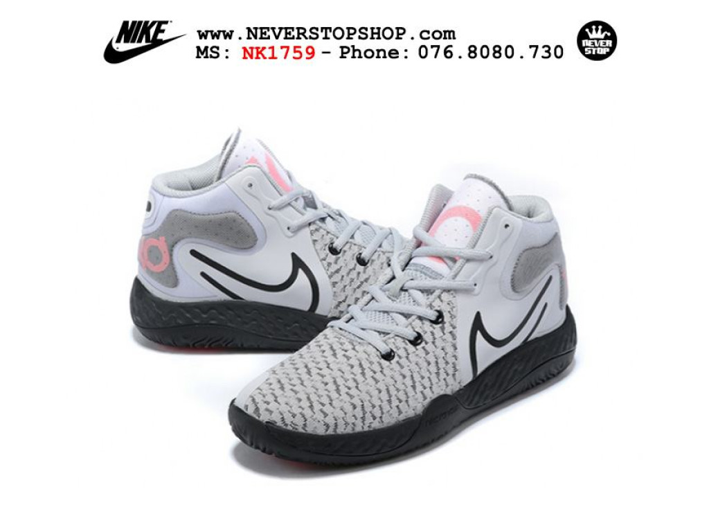 Giày Nike KD Trey 5 VIII Xám Đen hàng chuẩn sfake replica 1:1 real chính hãng giá rẻ tốt nhất tại NeverStopShop.com HCM