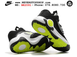 Giày bóng rổ nam Nike KD Trey 5 X Đen Xanh Neon sfake Replica 1:1 authentic chính hãng giá rẻ tốt HCM