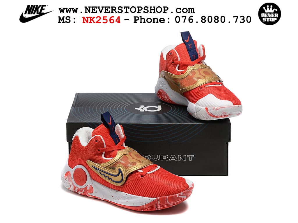 Giày bóng rổ nam Nike KD Trey 5 X Đỏ Vàng sfake Replica 1:1 authentic chính hãng giá rẻ tốt HCM