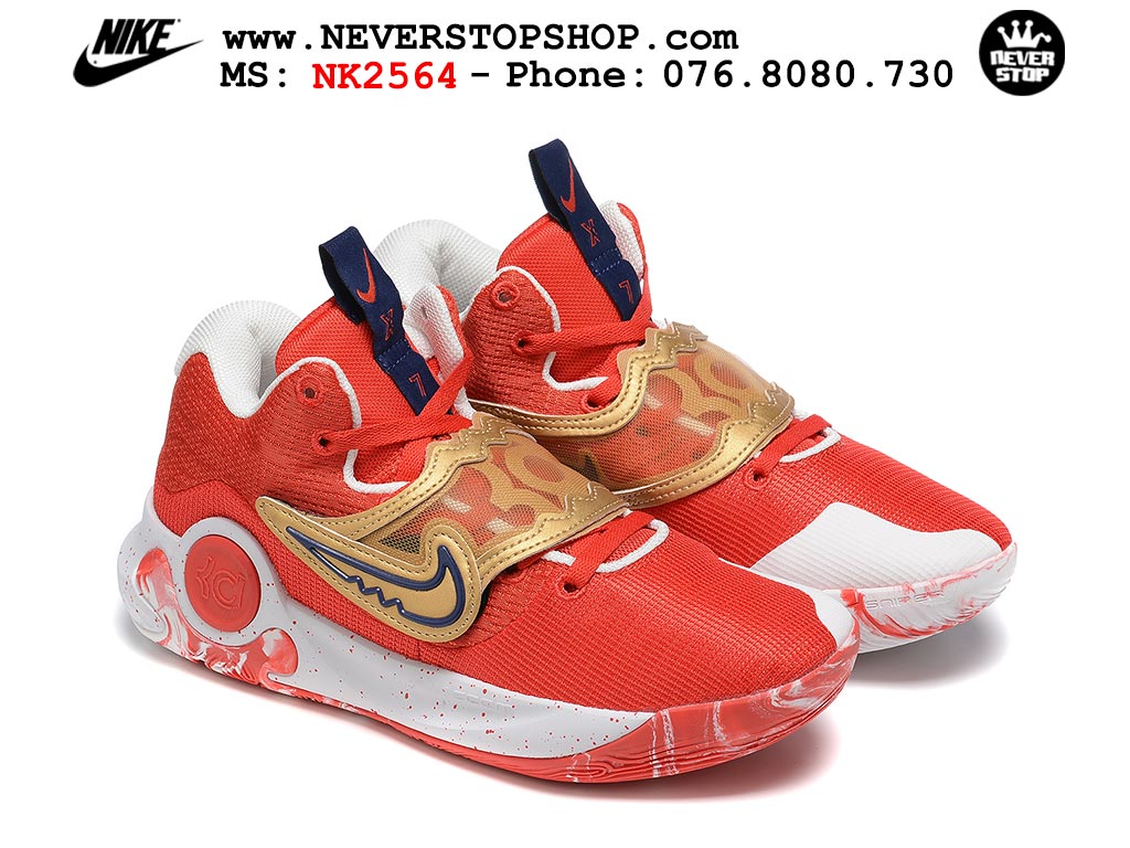 Giày bóng rổ nam Nike KD Trey 5 X Đỏ Vàng sfake Replica 1:1 authentic chính hãng giá rẻ tốt HCM