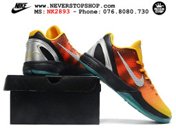 Giày bóng rổ cổ thấp Nike Kobe 6 Vàng Đỏ sfake replica 1:1 like auth chính hãng giá rẻ tốt nhất tại NeverStopShop.com HCM