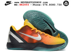 Giày bóng rổ cổ thấp Nike Kobe 6 Vàng Đỏ sfake replica 1:1 like auth chính hãng giá rẻ tốt nhất tại NeverStopShop.com HCM