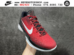 Giày bóng rổ cổ thấp Nike Kobe 6 Đỏ Đen sfake replica 1:1 like auth chính hãng giá rẻ tốt nhất tại NeverStopShop.com HCM