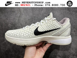 Giày bóng rổ cổ thấp Nike Kobe 6 Xám Đen sfake replica 1:1 like auth chính hãng giá rẻ tốt nhất tại NeverStopShop.com HCM