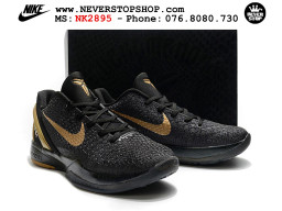 Giày bóng rổ cổ thấp Nike Kobe 6 Đen Vàng sfake replica 1:1 like auth chính hãng giá rẻ tốt nhất tại NeverStopShop.com HCM