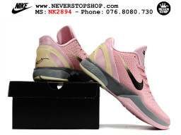 Giày bóng rổ cổ thấp Nike Kobe 6 Hồng Đen sfake replica 1:1 like auth chính hãng giá rẻ tốt nhất tại NeverStopShop.com HCM