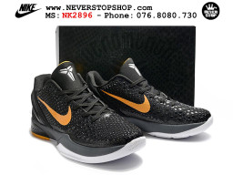 Giày Kobe 6 Protro Đen Vàng bóng rổ nam Kobe Bryant chuyên chơi indoor outdoor tốt nhất Giày bóng rổ cổ thấp Nike Kobe 6 Đen Vàng sfake replica 1:1 like auth chính hãng giá rẻ tốt nhất tại NeverStopShop.com HCM
