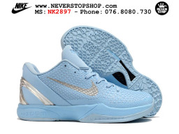 Giày Kobe 6 Protro Xanh Da Trời Xám bóng rổ nam Kobe Bryant chuyên chơi indoor outdoor tốt nhất Giày bóng rổ cổ thấp Nike Kobe 6 Xanh Da Trời Xám sfake replica 1:1 like auth chính hãng giá rẻ tốt nhất tại NeverStopShop.com HCM
