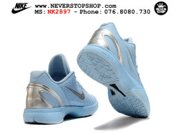 Giày Kobe 6 Protro Xanh Da Trời Xám bóng rổ nam Kobe Bryant chuyên chơi indoor outdoor tốt nhất Giày bóng rổ cổ thấp Nike Kobe 6 Xanh Da Trời Xám sfake replica 1:1 like auth chính hãng giá rẻ tốt nhất tại NeverStopShop.com HCM