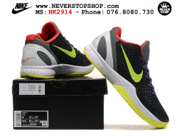 Giày bóng rổ cổ thấp Nike Kobe 6 Đen Vàng sfake replica 1:1 like auth chính hãng giá rẻ tốt nhất tại NeverStopShop.com HCM