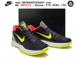 Giày bóng rổ cổ thấp Nike Kobe 6 Đen Vàng sfake replica 1:1 like auth chính hãng giá rẻ tốt nhất tại NeverStopShop.com HCM