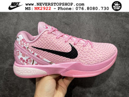 Giày bóng rổ cổ thấp Nike Kobe 6 Hồng Đen sfake replica 1:1 like auth chính hãng giá rẻ tốt nhất tại NeverStopShop.com HCM