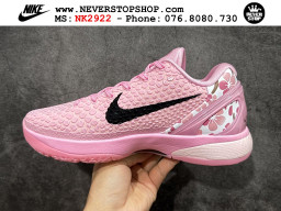 Giày bóng rổ cổ thấp Nike Kobe 6 Hồng Đen sfake replica 1:1 like auth chính hãng giá rẻ tốt nhất tại NeverStopShop.com HCM