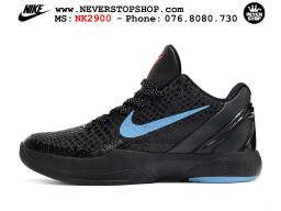 Giày bóng rổ cổ thấp Nike Kobe 6 Đen Xanh Da Trời sfake replica 1:1 like auth chính hãng giá rẻ tốt nhất tại NeverStopShop.com HCM