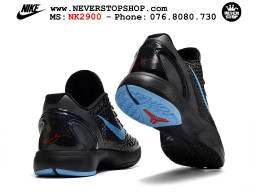 Giày bóng rổ cổ thấp Nike Kobe 6 Đen Xanh Da Trời sfake replica 1:1 like auth chính hãng giá rẻ tốt nhất tại NeverStopShop.com HCM