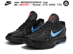 Giày bóng rổ cổ thấp Nike Kobe 6 Đen Xanh Da Trời sfake replica 1:1 like auth chính hãng giá rẻ tốt nhất tại NeverStopShop.com HCM