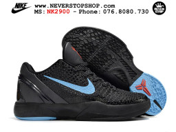Giày bóng rổ cổ thấp Nike Kobe 6 Đen Xanh Da Trời sfake replica 1:1 like auth chính hãng giá rẻ tốt nhất tại NeverStopShop.com HCM