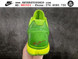 Giày bóng rổ cổ thấp Nike Kobe 6 Xanh Lá Đỏ sfake replica 1:1 like auth chính hãng giá rẻ tốt nhất tại NeverStopShop.com HCM