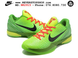 Giày Kobe 6 Protro Xanh Lá Đỏ bóng rổ nam Kobe Bryant chuyên chơi indoor outdoor tốt nhất Giày bóng rổ cổ thấp Nike Kobe 6 Xanh Lá Đỏ sfake replica 1:1 like auth chính hãng giá rẻ tốt nhất tại NeverStopShop.com HCM