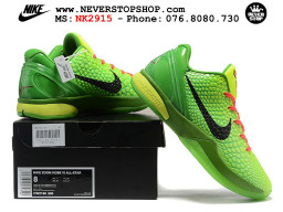 Giày Kobe 6 Protro Xanh Lá Đỏ bóng rổ nam Kobe Bryant chuyên chơi indoor outdoor tốt nhất Giày bóng rổ cổ thấp Nike Kobe 6 Xanh Lá Đỏ sfake replica 1:1 like auth chính hãng giá rẻ tốt nhất tại NeverStopShop.com HCM