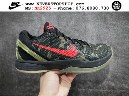 Giày bóng rổ cổ thấp Nike Kobe 6 Đen Nâu sfake replica 1:1 like auth chính hãng giá rẻ tốt nhất tại NeverStopShop.com HCM