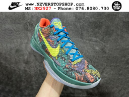 Giày bóng rổ cổ thấp Nike Kobe 6 Xanh Cam sfake replica 1:1 like auth chính hãng giá rẻ tốt nhất tại NeverStopShop.com HCM