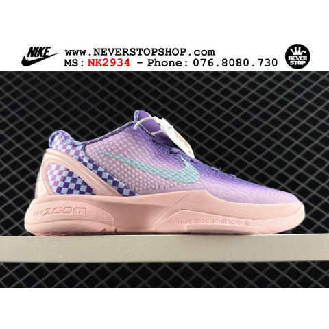 Nike Kobe 6 Purple Checkerboard