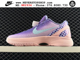 Giày bóng rổ cổ thấp Nike Kobe 6 Tím Hồng sfake replica 1:1 like auth chính hãng giá rẻ tốt nhất tại NeverStopShop.com HCM