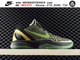 Giày bóng rổ cổ thấp Nike Kobe 6 Xanh Lá Vàng sfake replica 1:1 like auth chính hãng giá rẻ tốt nhất tại NeverStopShop.com HCM