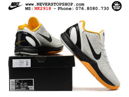 Giày Kobe 6 Protro Trắng Đen bóng rổ nam Kobe Bryant chuyên chơi indoor outdoor tốt nhất Giày bóng rổ cổ thấp Nike Kobe 6 Trắng Đen sfake replica 1:1 like auth chính hãng giá rẻ tốt nhất tại NeverStopShop.com HCM