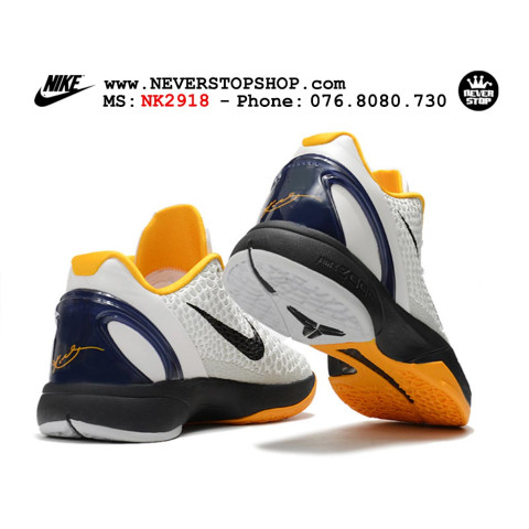 Nike Kobe 6 White Del Sol