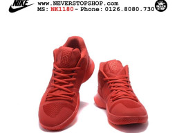 Giày Nike Kyrie 3 All Red nam nữ hàng chuẩn sfake replica 1:1 real chính hãng giá rẻ tốt nhất tại NeverStopShop.com HCM