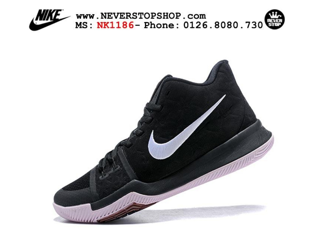 Giày Nike Kyrie 3 Black Suede nam nữ hàng chuẩn sfake replica 1:1 real chính hãng giá rẻ tốt nhất tại NeverStopShop.com HCM
