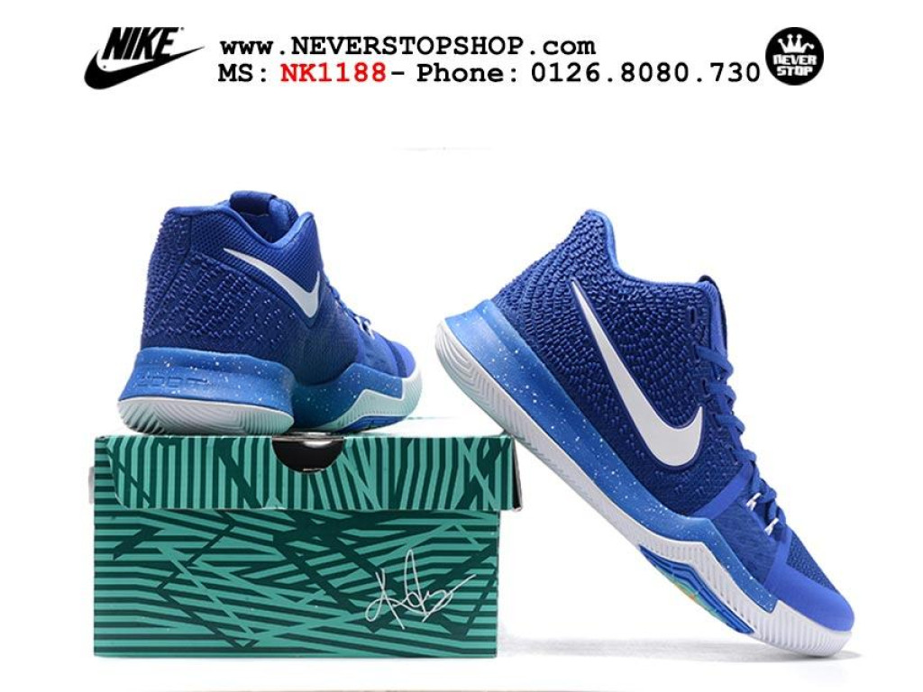 Giày Nike Kyrie 3 Blue nam nữ hàng chuẩn sfake replica 1:1 real chính hãng giá rẻ tốt nhất tại NeverStopShop.com HCM