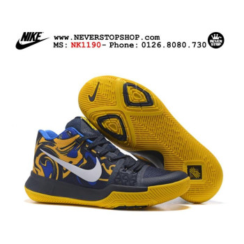 Nike Kyrie 3 Blue Yellow PE Wizard