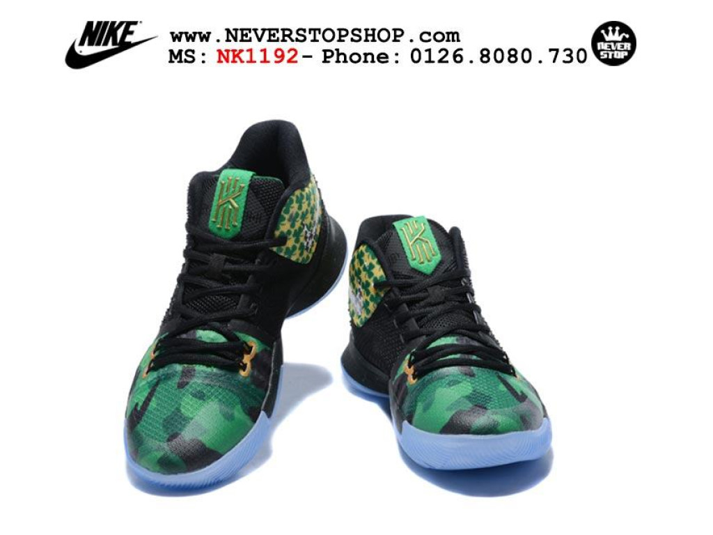 Giày Nike Kyrie 3 Celtics Camo nam nữ hàng chuẩn sfake replica 1:1 real chính hãng giá rẻ tốt nhất tại NeverStopShop.com HCM