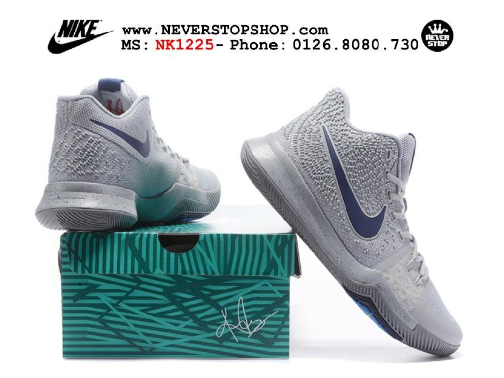 Giày Nike Kyrie 3 Cool Grey nam nữ hàng chuẩn sfake replica 1:1 real chính hãng giá rẻ tốt nhất tại NeverStopShop.com HCM