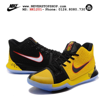 Nike Kyrie 3 Half Black Yellow 