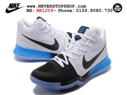 Giày Nike Kyrie 3 PE White Black Blue nam nữ hàng chuẩn sfake replica 1:1 real chính hãng giá rẻ tốt nhất tại NeverStopShop.com HCM