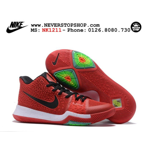 Nike Kyrie 3 Red Black White 