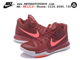 Giày Nike Kyrie 3 Team Red nam nữ hàng chuẩn sfake replica 1:1 real chính hãng giá rẻ tốt nhất tại NeverStopShop.com HCM