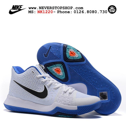 Nike Kyrie 3 White Black Blue