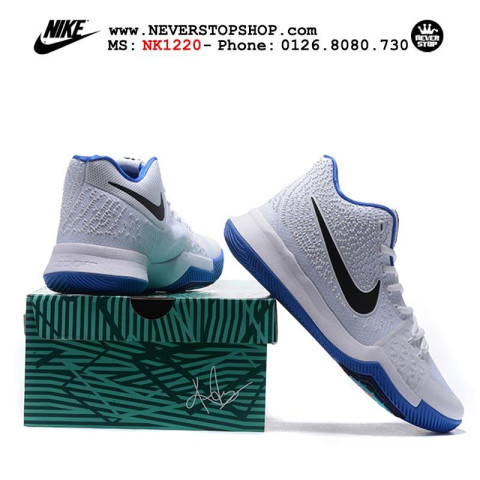 Nike Kyrie 3 White Black Blue