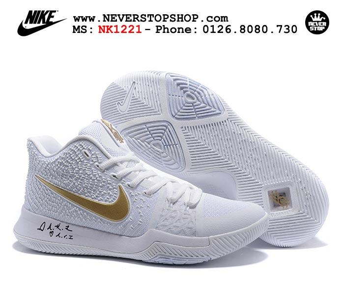 kyrie 3 christmas white gold