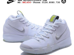 Giày Nike Kyrie 4 All White nam nữ hàng chuẩn sfake replica 1:1 real chính hãng giá rẻ tốt nhất tại NeverStopShop.com HCM
