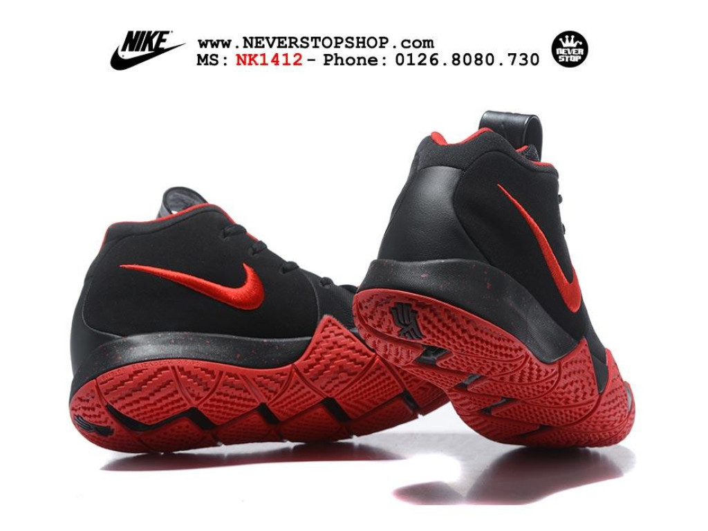 Giày Nike Kyrie 4 Black Red nam nữ hàng chuẩn sfake replica 1:1 real chính hãng giá rẻ tốt nhất tại NeverStopShop.com HCM
