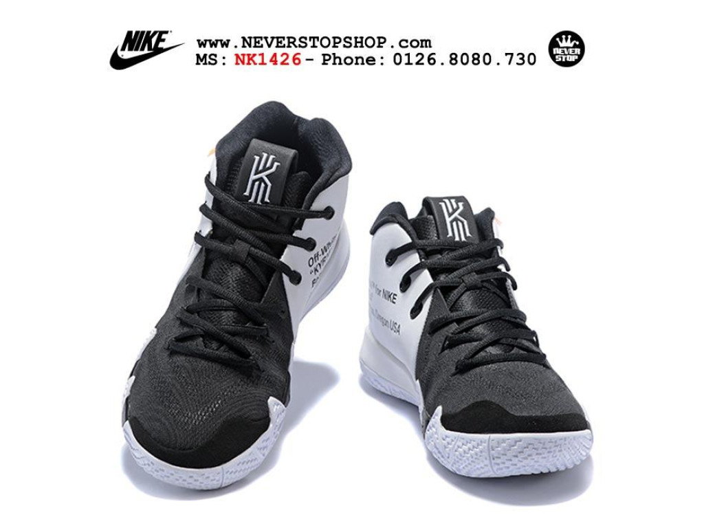 Giày Nike Kyrie 4 Off White nam nữ hàng chuẩn sfake replica 1:1 real chính hãng giá rẻ tốt nhất tại NeverStopShop.com HCM